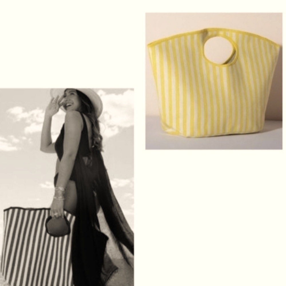 Beach Tote. (Yellow)